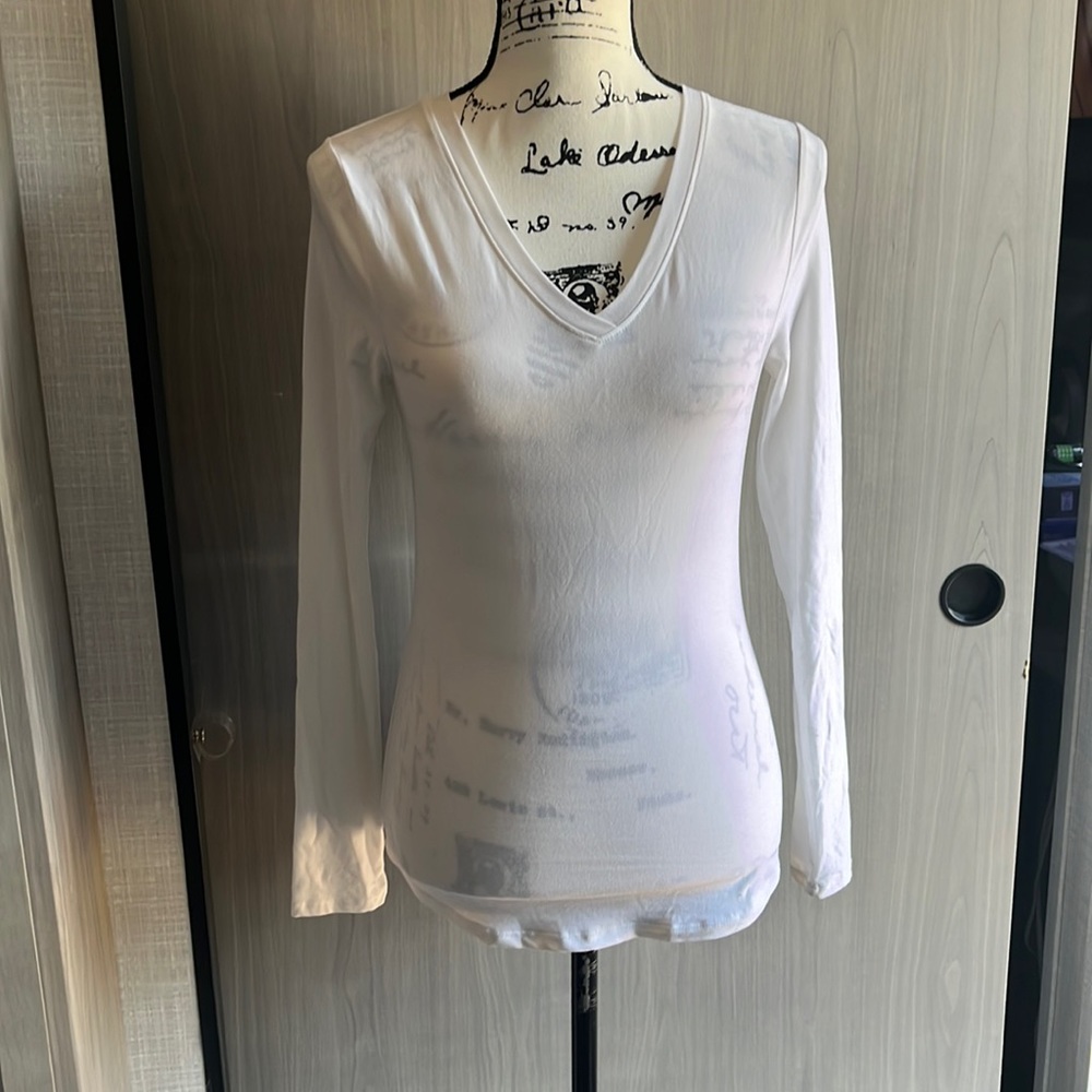 White long sleeve shirt